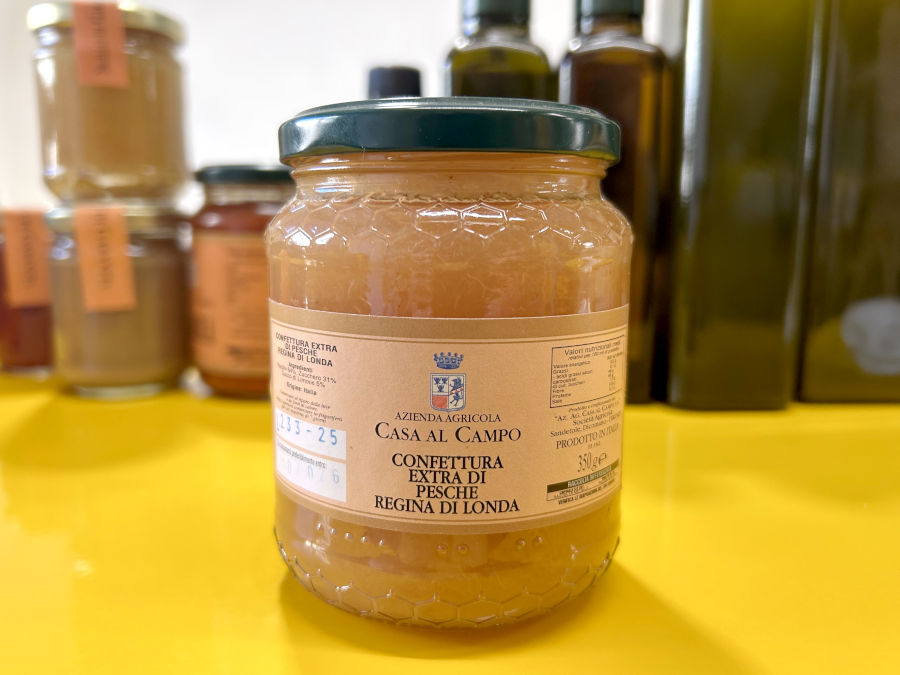 Confettura extra di Pesche regina di Londa 350g
