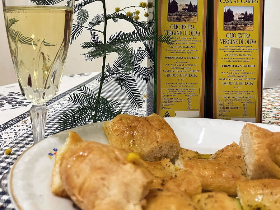 Schiacciata con il nostro Olio